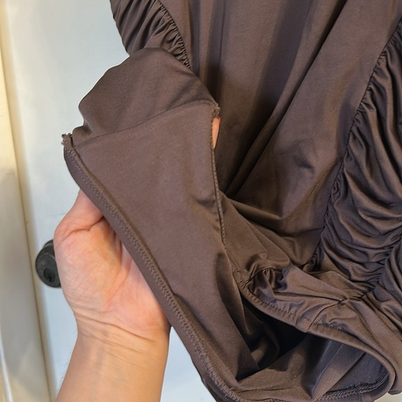 BADGLEY MISCHKA one piece swimsuit Brown size 12 - Picture 4 of 6